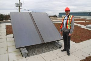 green roof with solar