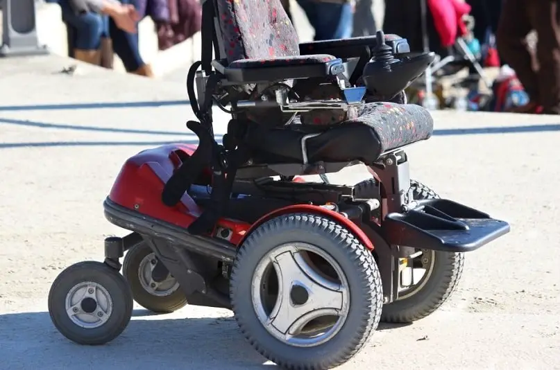 modern electric powered wheelchair