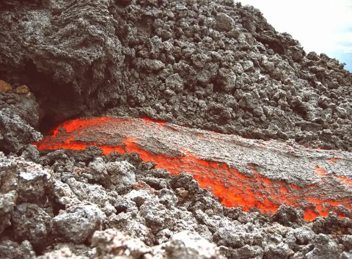 Magma from a Volcano