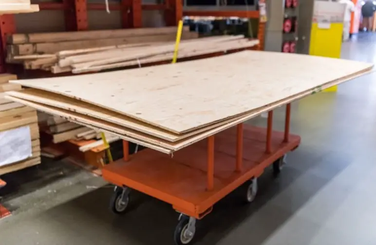 Plywood in store