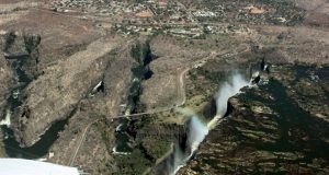 earth's crust along the course of the Zambezi River