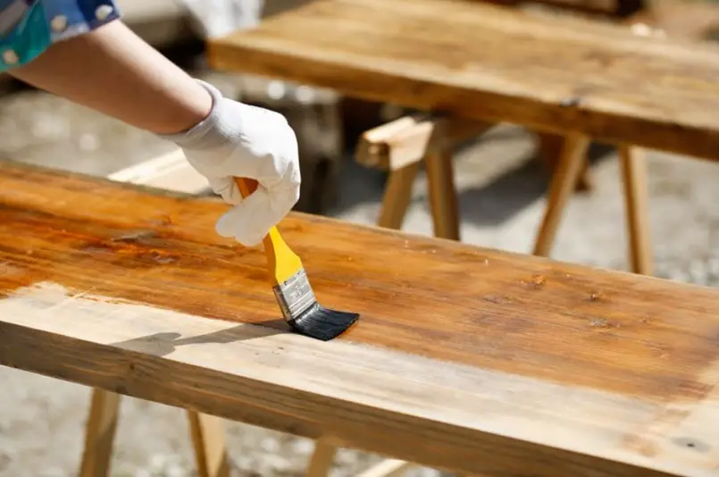 wood staining