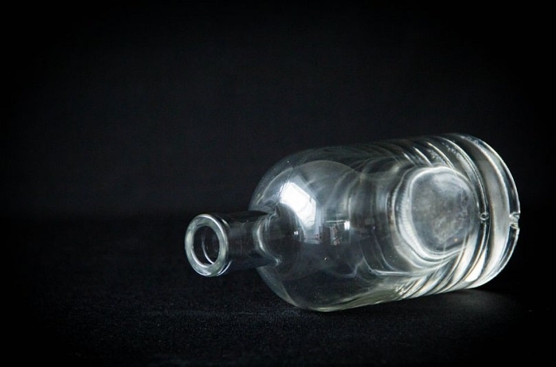 flint glass bottle